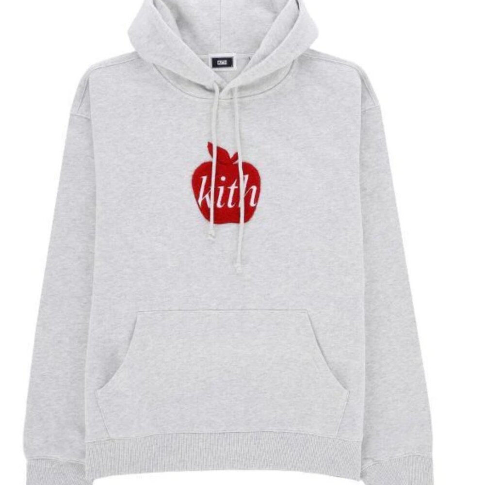Kith NYC Unisex Street Style Collaboration Logo, Grey